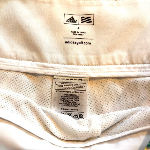 Adidas golf skort in fun pattern! Size 4 - Picture 3 of 6